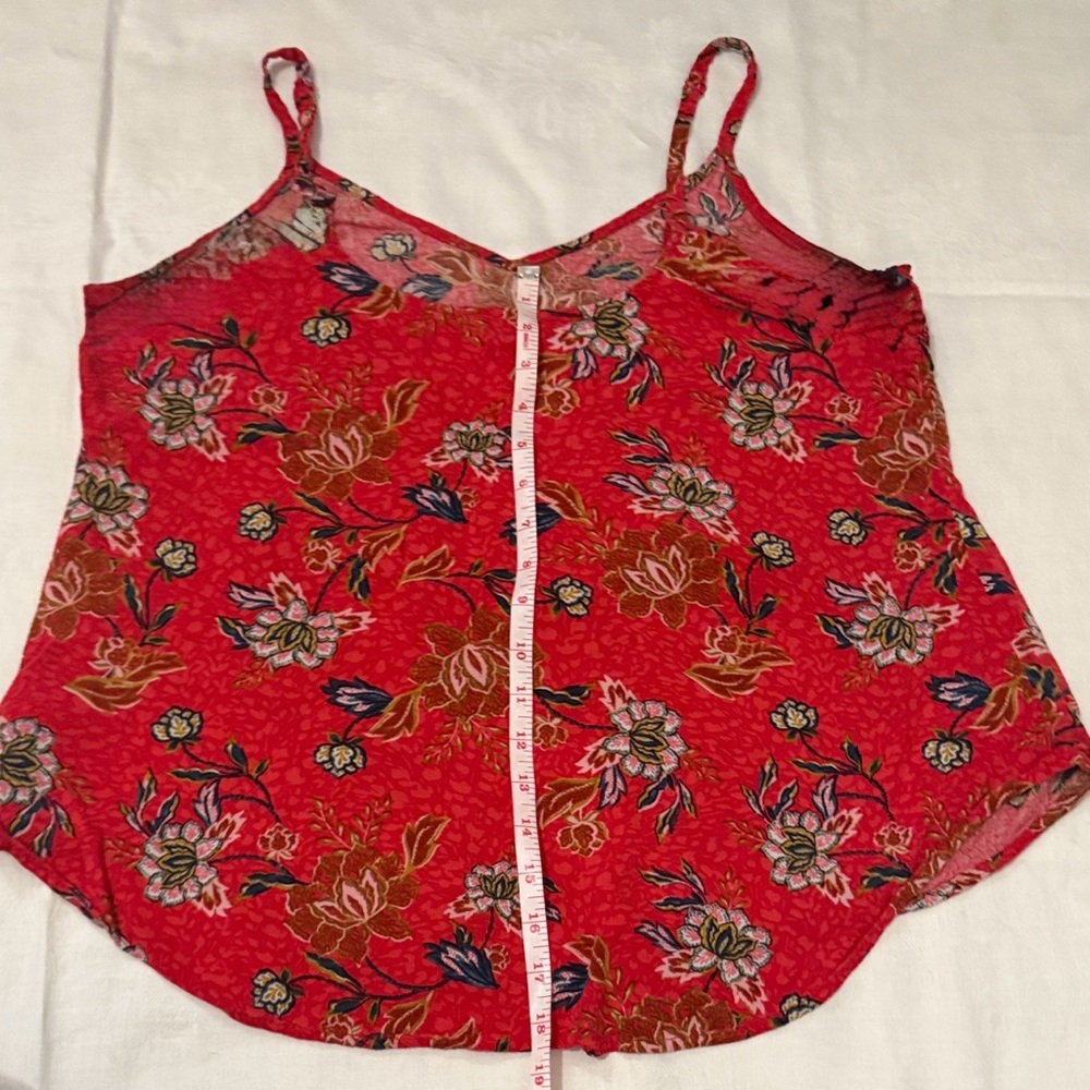 Torrid Red Floral Camisole Top